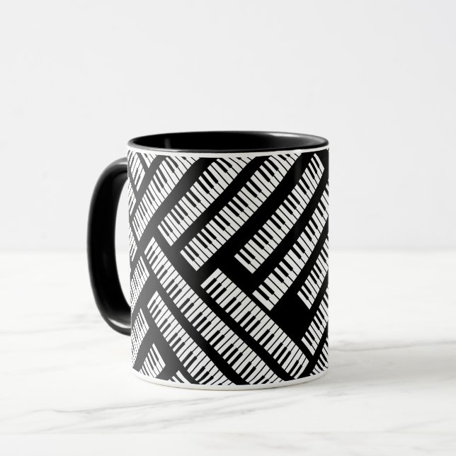 Taza Claves de piano (Anverso izquierdo)