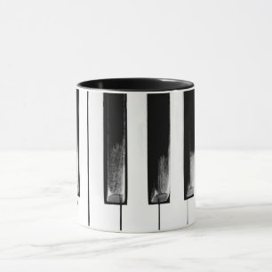 Taza Claves de piano antiguas