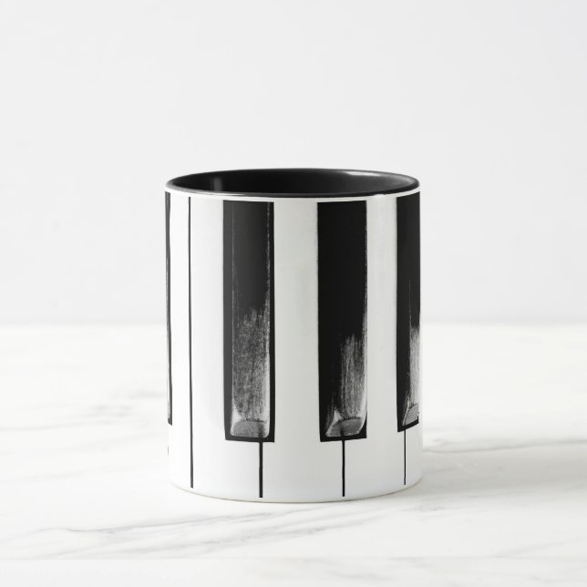 Taza Claves de piano antiguas (Centro)