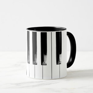 Taza Claves de piano antiguas