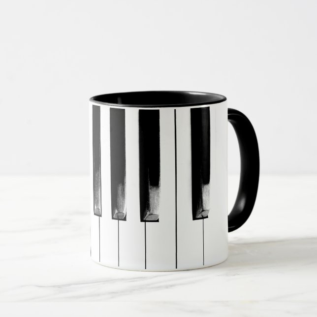 Taza Claves de piano antiguas (Anverso derecho)