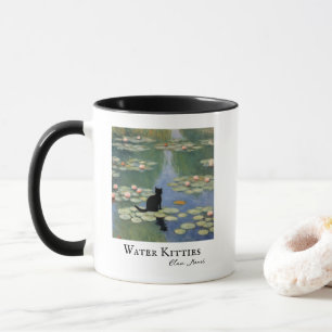 Taza Claw Monet Water Lilies Cat Pond
