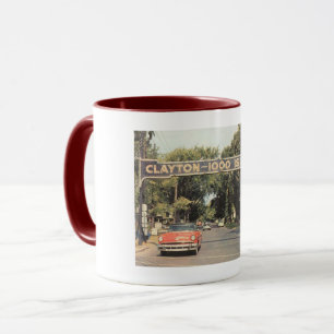 Taza Clayton Thousand Islands NY, 1959 Estilo de época