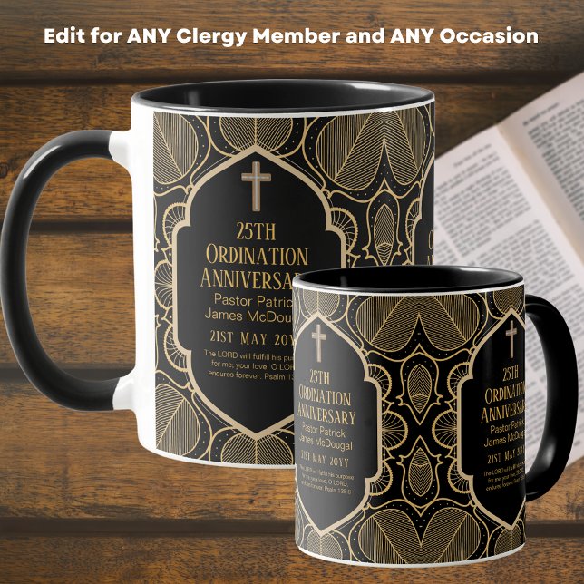 Taza Clérigo del sacerdote Pastor Deacon (Subido por el creador)