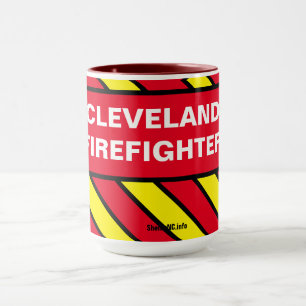 TAZA CLEVELAND FIREFIGHIGHTER MUG