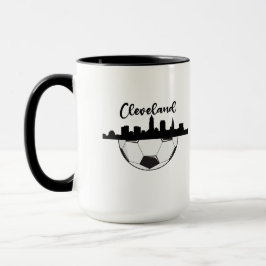 Taza Cleveland Skyline Soccer Mug