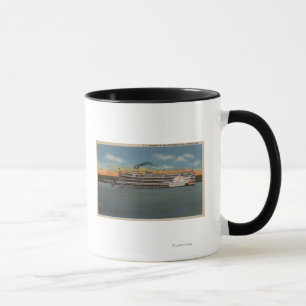 Taza Clinton, IA - vista de S.S.President