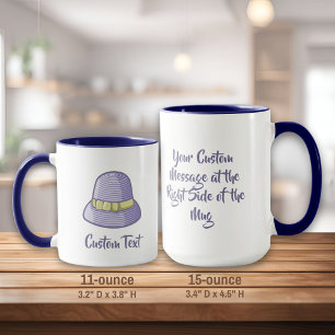 Taza Cloche Gorra Lilac Mug