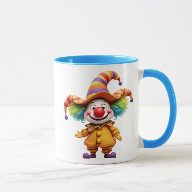 Taza Clown rigolo prêt à faire rire. (Derecha)