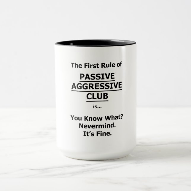 Taza Club agresivo pasivo (Centro)
