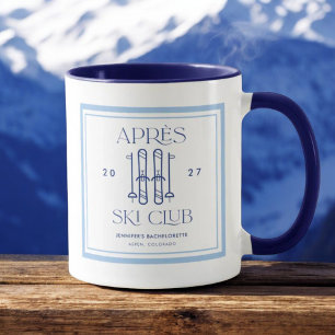 Taza Club Apres Ski Fiesta de Esquí de Invierno de Solt