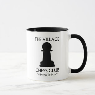 Taza Club de ajedrez del pueblo