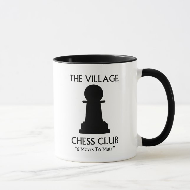 Taza Club de ajedrez del pueblo (Derecha)