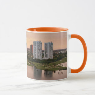Taza Club de campo en la puesta del sol, Aventura, la