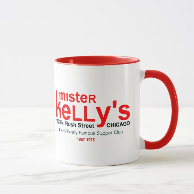 Taza Club de cena de Mister Kelly, Rush St., Chicago, I (Derecha)
