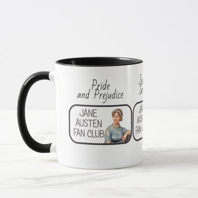 Taza Club de fanáticos de Jane Austen (Izquierda)