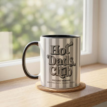 Taza Club de Papás Calientes Regalo del Día del Pa