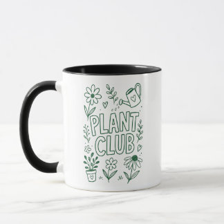 Taza Club de Plantas Jardinería Amante de las Plantas