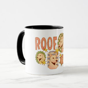 Taza Club de techo / Ilustraciones de perro
