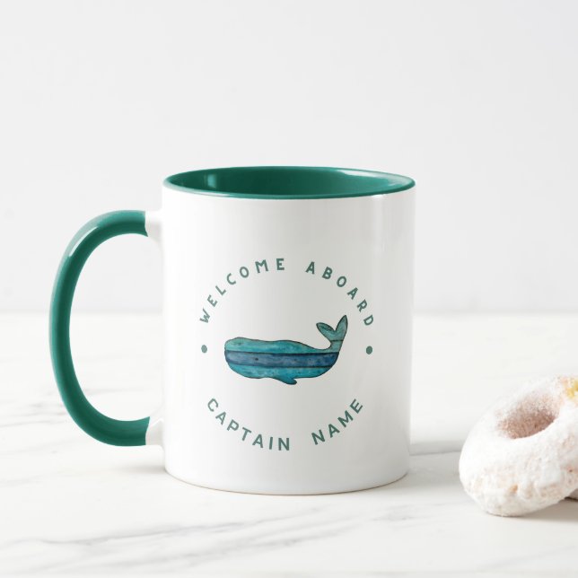 Taza Club náutico de la Marina Azul (Con donut)