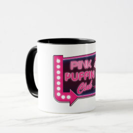 Taza ¡Club Puffin Rosado!