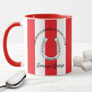 Taza Club Social Arras Rojas Horseshoe