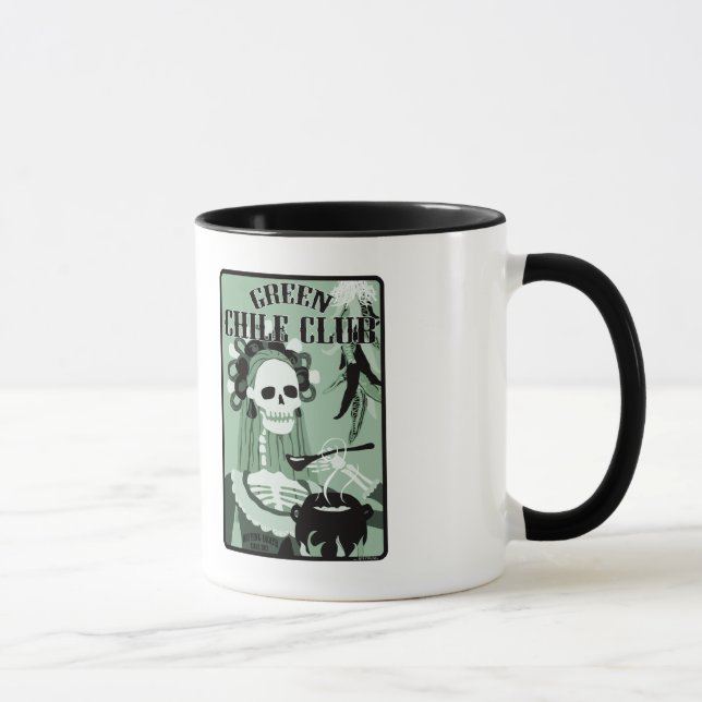Taza club verde del chile (Derecha)