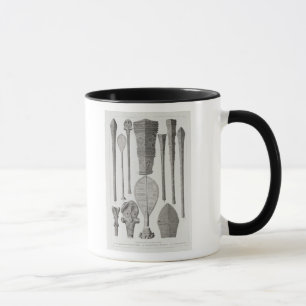 Taza Clubs e insignias de la fila polinesios
