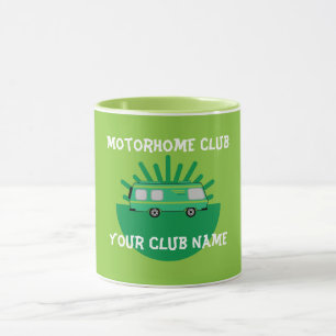 Taza Clústeres De Coffee Mug De Los Clubes De Caravana 