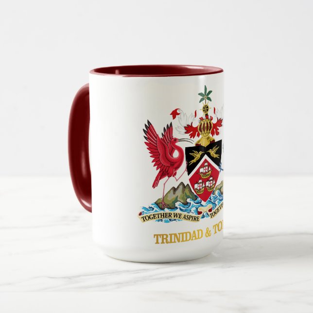 Taza COA de Trinidad y Tobago (Anverso izquierdo)