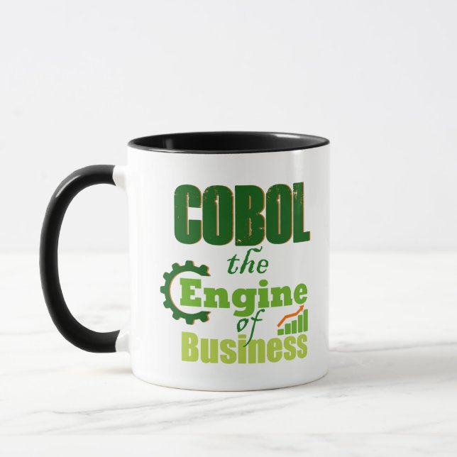 Taza Cobol El Motor de Negocios  (Izquierda)