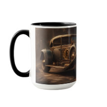Coche Clásico de Estilo Steampunk