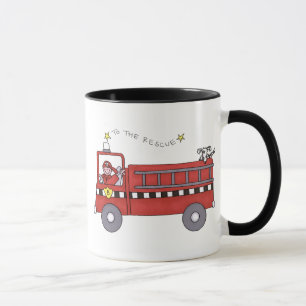 Taza Coche de bomberos