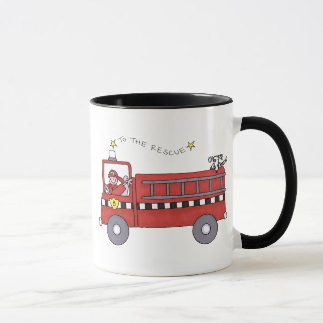 Taza Coche de bomberos (Derecha)