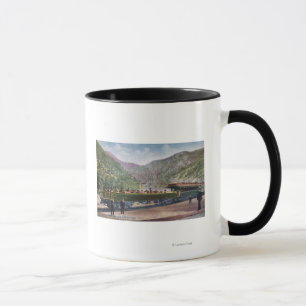 Taza Coche de ferrocarril de la observación