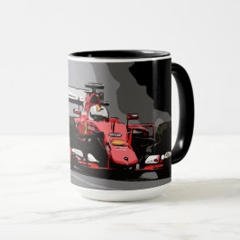 TAZA COCHE DE RAZA ROJA - NUNCA ASCENSO