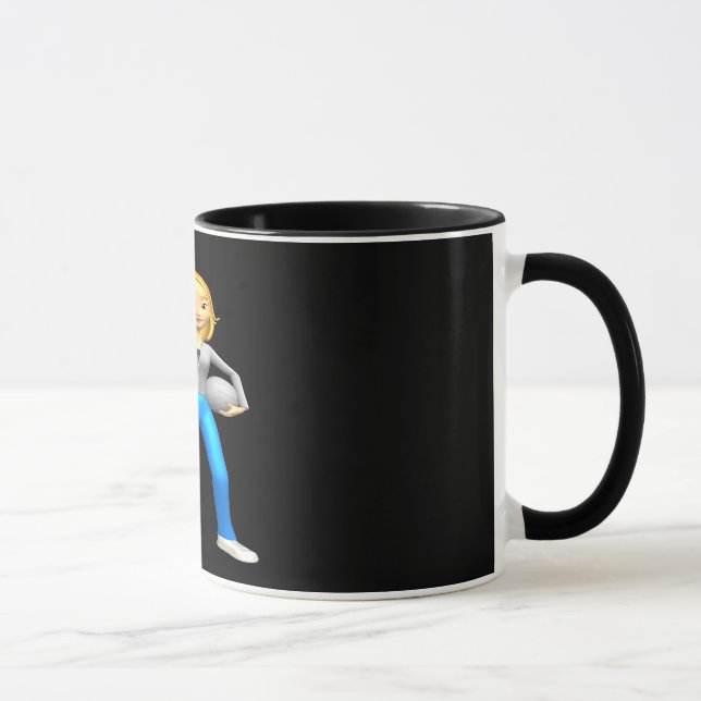 Taza Coche del voleibol de la mujer (Derecha)