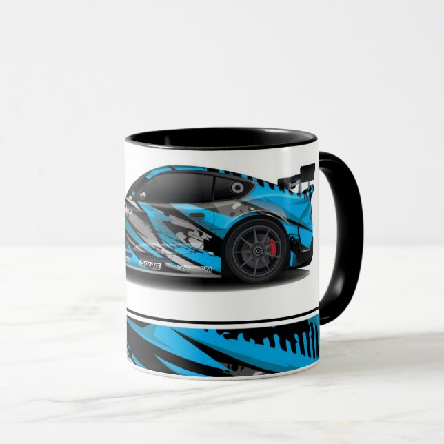 Taza Coche deportivo de dos tonos para café Mug (Anverso derecho)