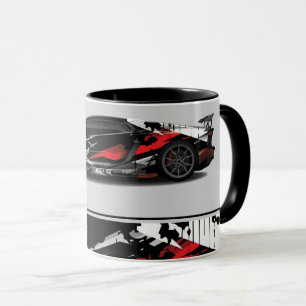 Taza Coche deportivo de dos tonos para café Mug