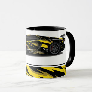 Taza Coche deportivo de dos tonos para café Mug
