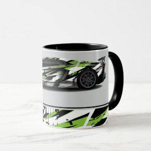 Taza Coche deportivo de dos tonos para café Mug