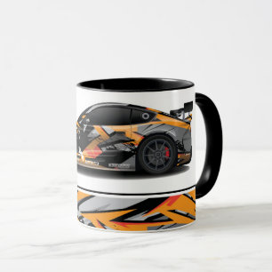 Taza Coche deportivo de dos tonos para café Mug