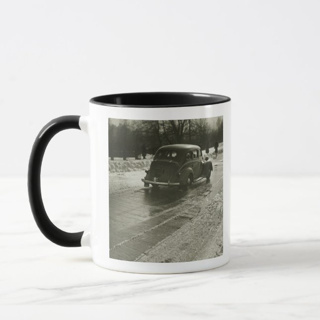 Taza Coche en el camino (Izquierda)