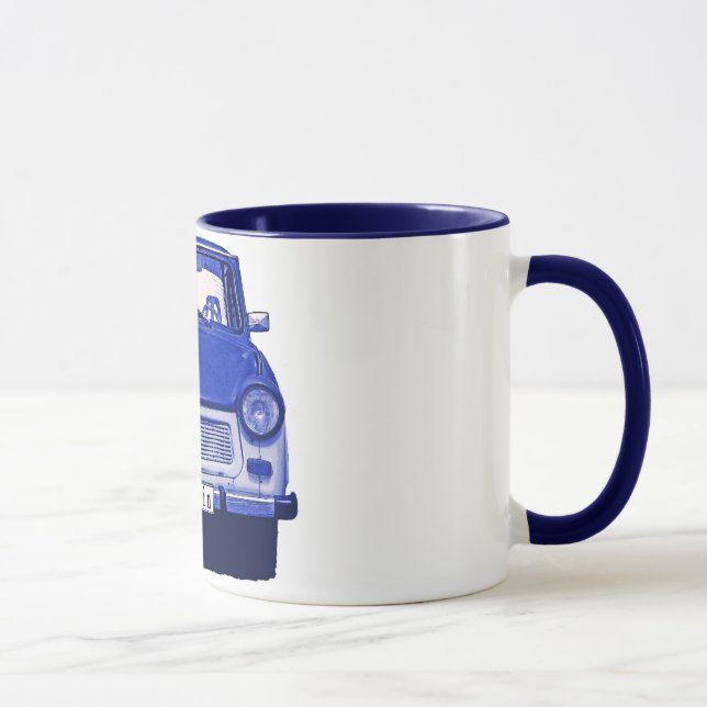 Taza Coche trabante en el azul, Berlín (Derecha)