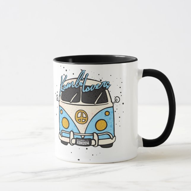 Taza Coche viejo - azul (Derecha)