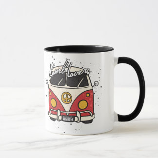 Taza Coche viejo - rojo