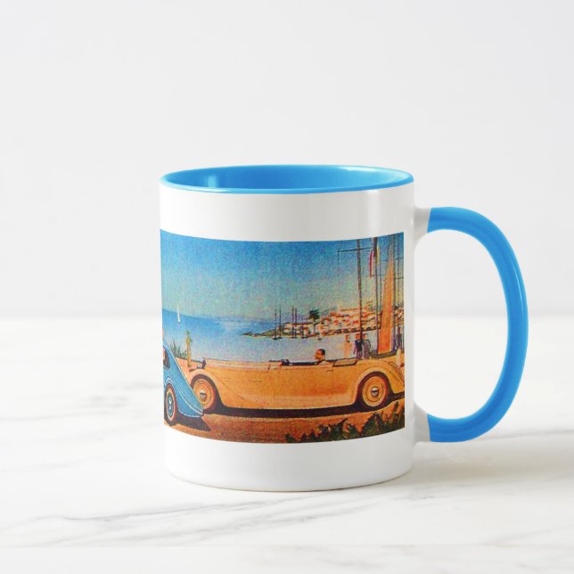 TAZA COCHES DE RETRO (Derecha)