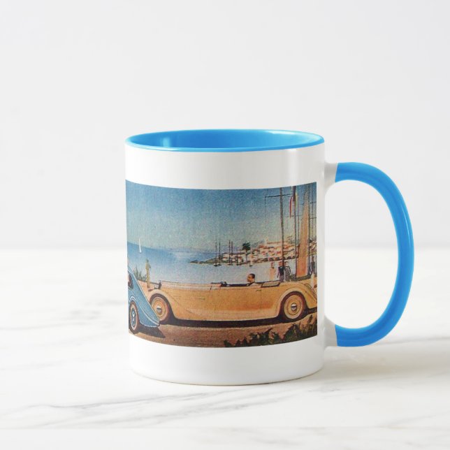 TAZA COCHES DE RETRO (Derecha)