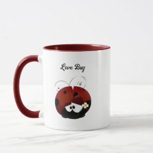 Taza Cochinita Mariquita, Día de San Valentín de Dibujo