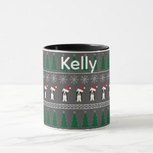 Taza Cochitos de Navidad, Perro de Santa, Árbol